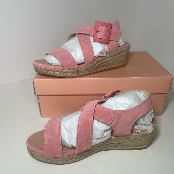 Eric Michael Lidia Pink Espadrille Sandals Size 37. Never worn. - Picture 7 of 14